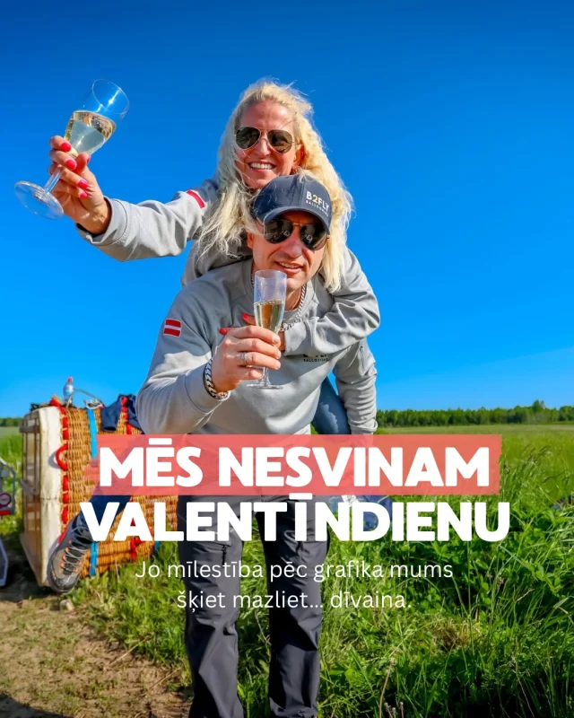 Mēs īsti neticam “vienai īpašai dienai gadā”.
Mums patīk domāt, ka īpašas ir tās dienas, kurās izvēlies.

Izvēlies būt kopā.
Izvēlies izdarīt kaut ko citādi.
Izvēlies negaidīt.

Ja gribas – tad tagad.
Ja mīl – tad bez iemesla.

✨